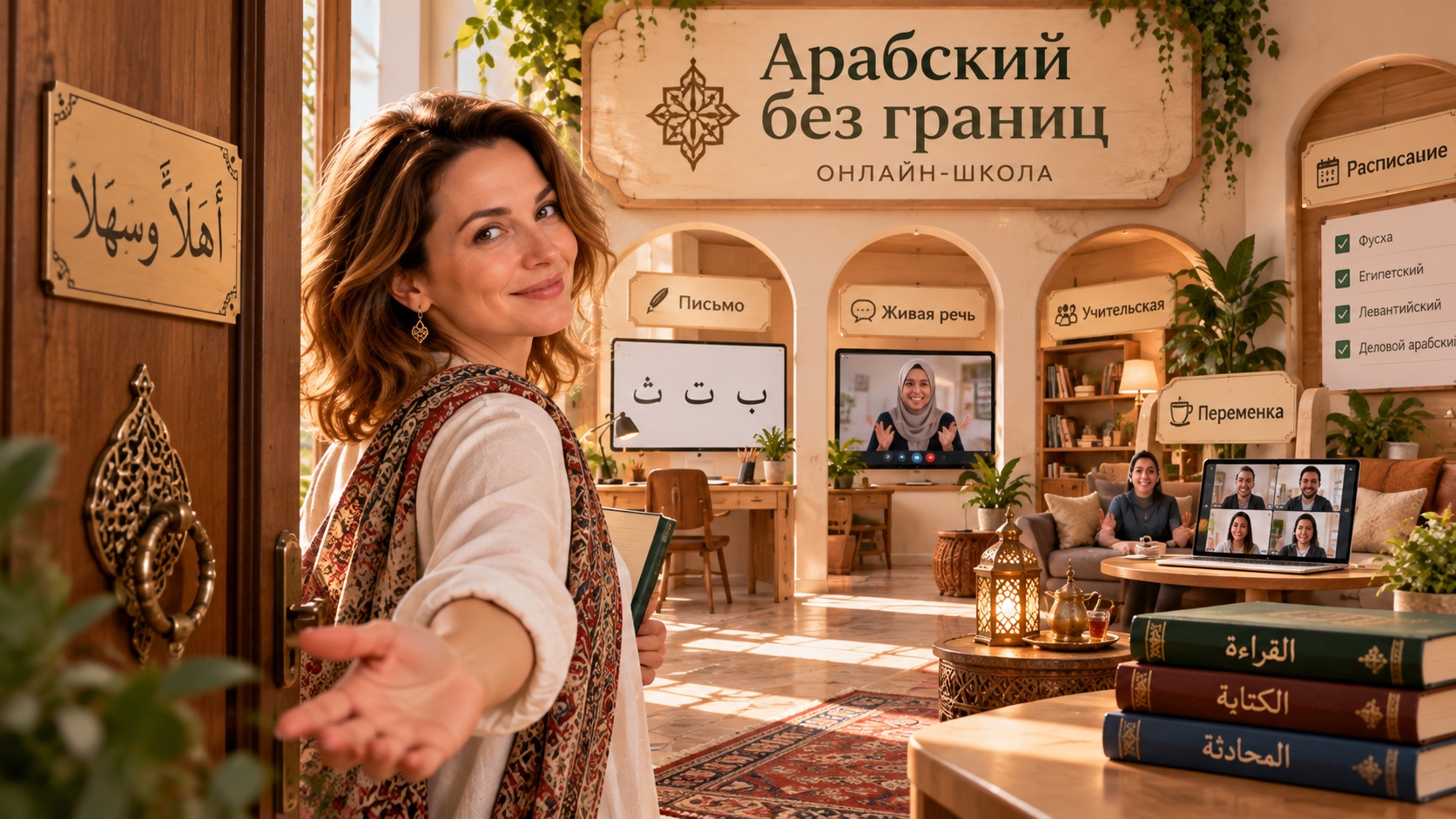 Школа арабского языка онлайн: экскурсия по школе, у которой нет здания